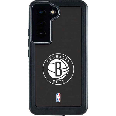 NBA Brooklyn Nets Distressed Galaxy S24 Waterproof Case